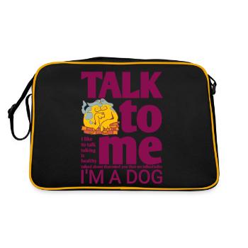 Dog Speaker - Retro Bag - black/gold - Back