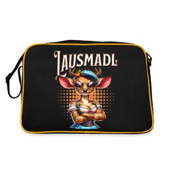 Tracht Damen Outfit Dirndl Ersatz Lausmadl - Sac Retro - noir/or - Dos