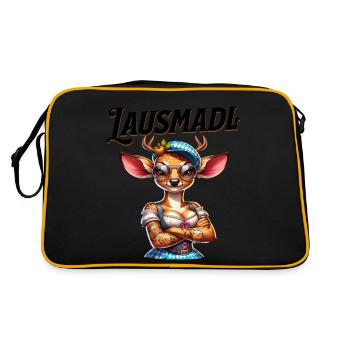 Tracht Damen Outfit Dirndl Ersatz Lausmadl - Sac Retro - noir/or - Dos