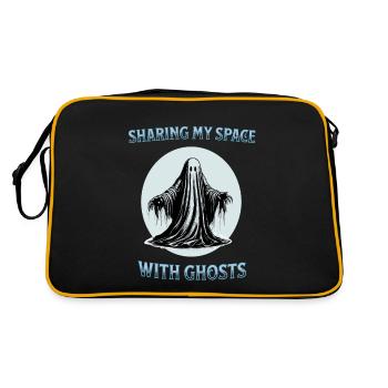 Partager mon espace avec des fantômes - Sac Retro - noir/or - Dos