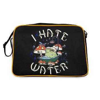 Dicton sur l’eau - Sac Retro - noir/or - Dos