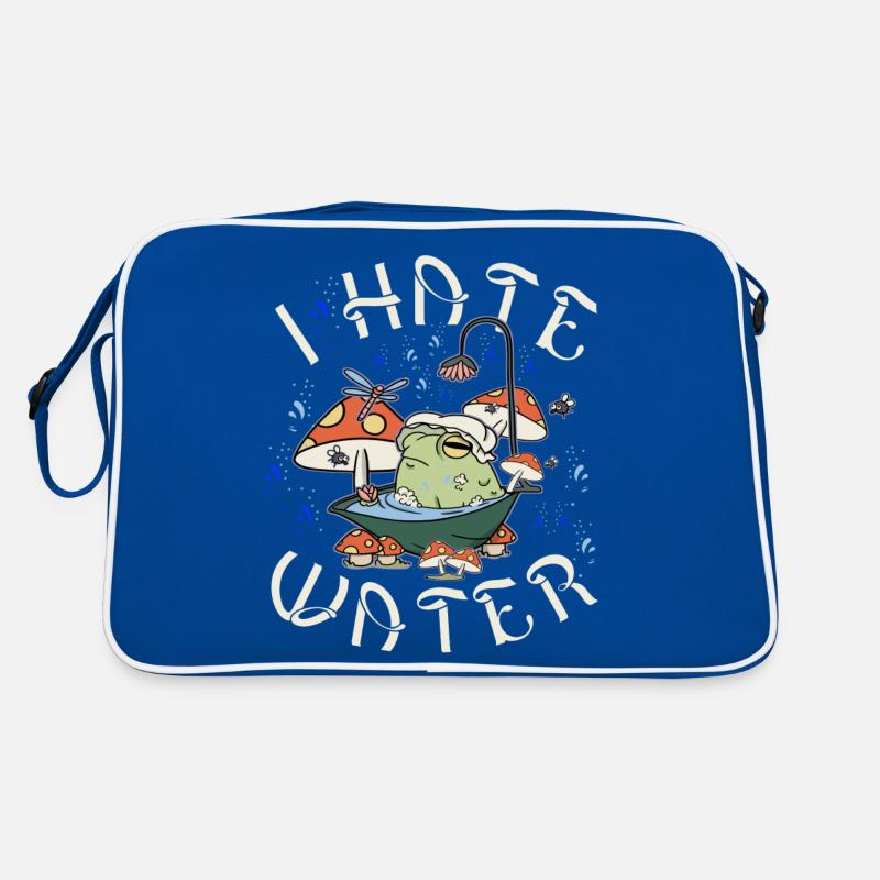 Wasser Spruch Retro Tasche
