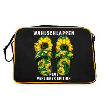 ELECTION SLIPPERS NEW LOSERS EDITION - Retro Bag - black/gold - Back