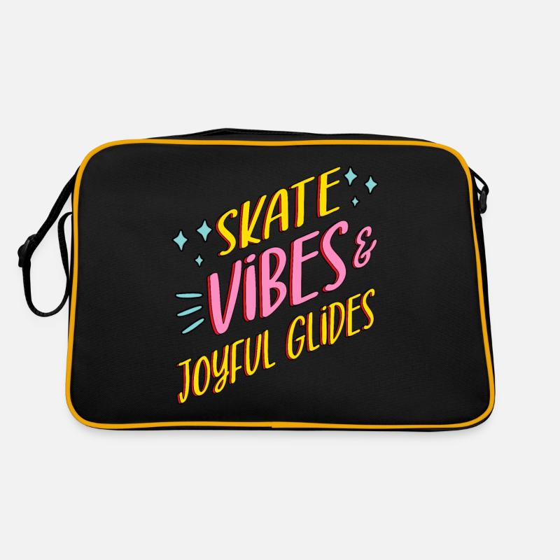 Rollerskater Party Skate Vibes Joyful Glides Gift Retro Tasche