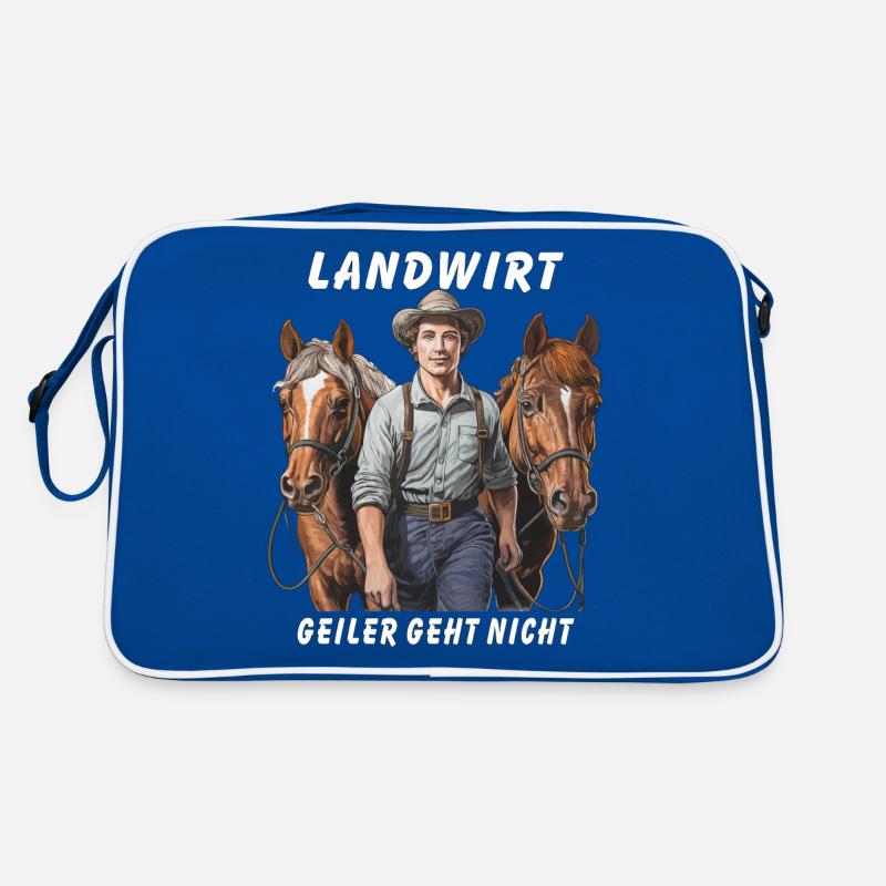 HORSES FARMER DOESN'T GET BETTER THAN THIS Retro Bag