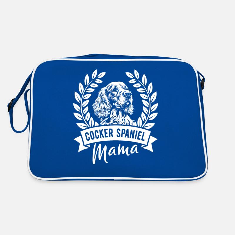 Cocker Spaniel Mama - Hundebesitzerin Retro Tasche