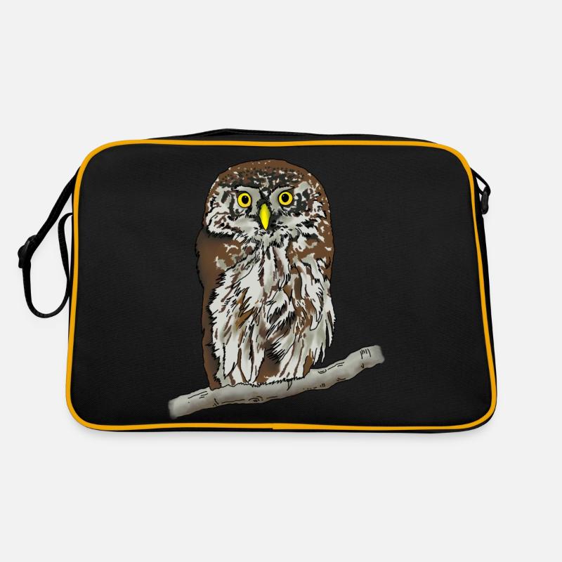 Chouette chevêche pygmée Sac Retro