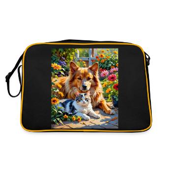 Garden Companions - Cat and Dog Garden Companions - Retro Bag - black/gold - Back