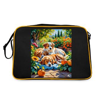 Autumn Bliss Hundefamilie Famille de chiens Autumn Bliss - Sac Retro - noir/or - Dos