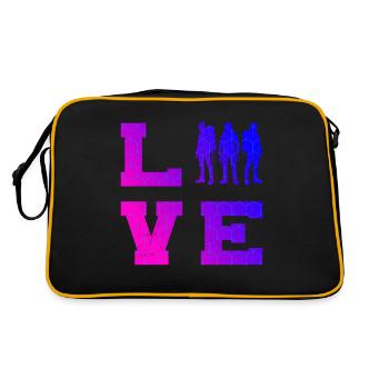 Women's Climbing Climber Climbing Boulder - Retro Bag - black/gold - Back