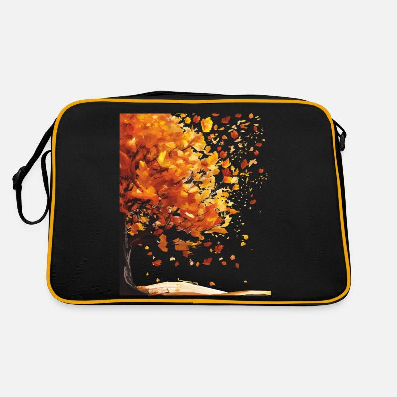 AUTUMN TREE LEAVES Retro Bag
