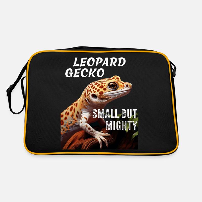 LE GECKO LÉOPARD PETIT MAIS PUISSANT Sac Retro