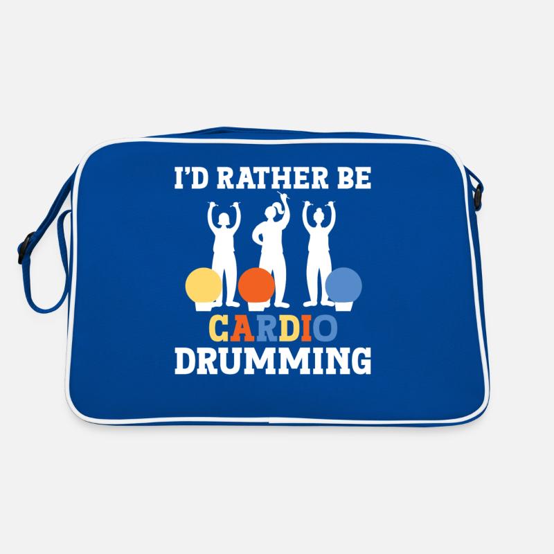 I'd Rather Be Cardio Drumming Retro Tasche