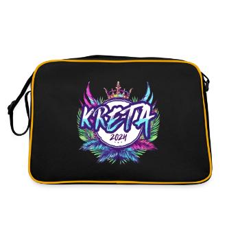 Crète 2024 Coloré - Sac Retro - noir/or - Dos