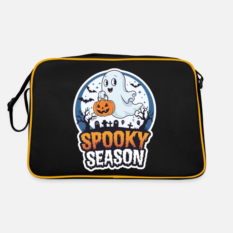 Cute Halloween Ghost Spooky Season Ghost Retro Bag