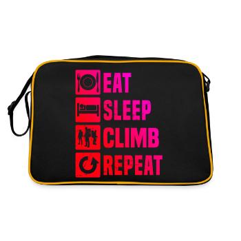 Boulder Climbing Climbing Women's Bouldering - Retro Bag - black/gold - Back