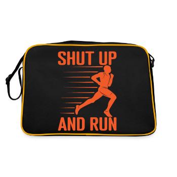 Running Shut Up & Run Marathon Runner - Retro Bag - black/gold - Back