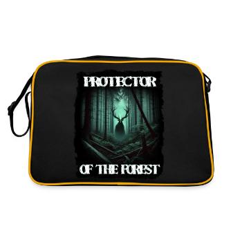 Leshy - Slavic protector of the forest - Retro Bag - black/gold - Back