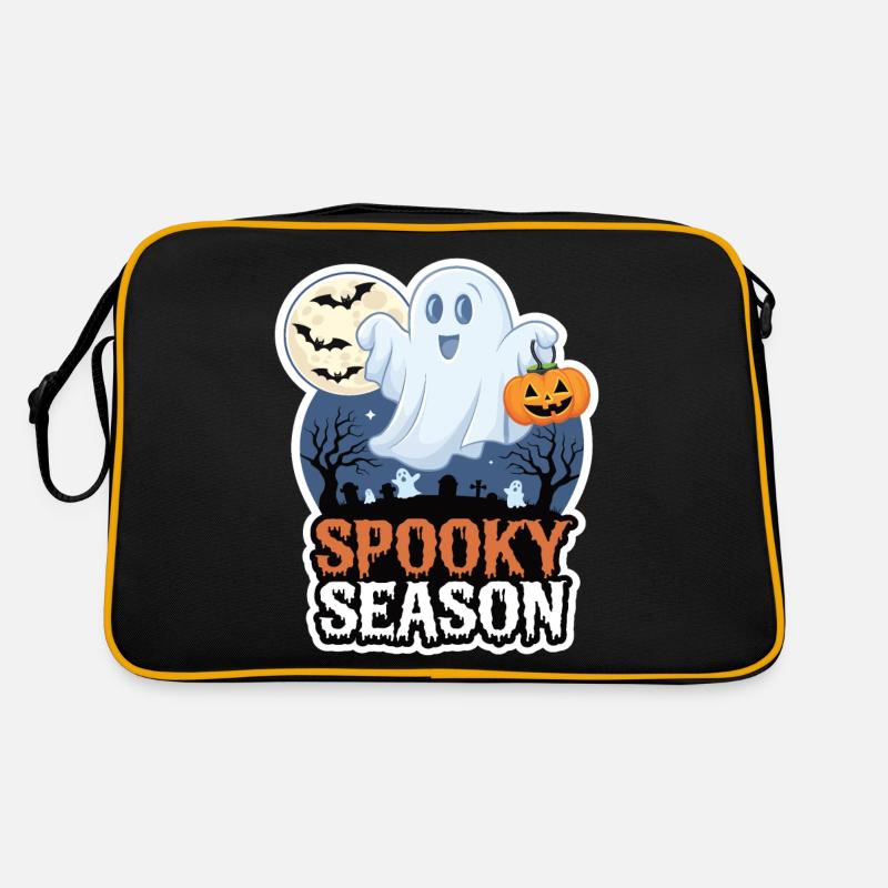 Cute Halloween Ghost Spooky Season Ghost Retro Bag