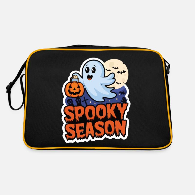 Cute Halloween Ghost Spooky Season Ghost Retro Bag
