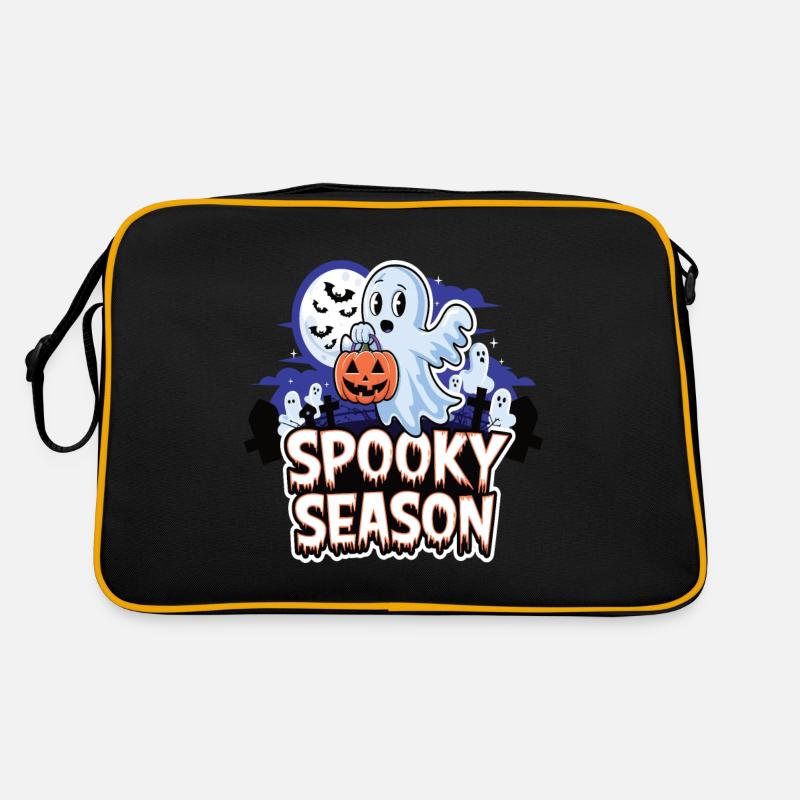 Cute Halloween Ghost Spooky Season Ghost Retro Bag
