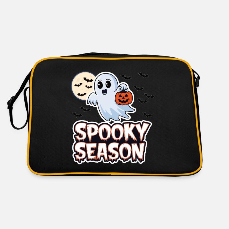 Cute Halloween Ghost Spooky Season Ghost Retro Bag