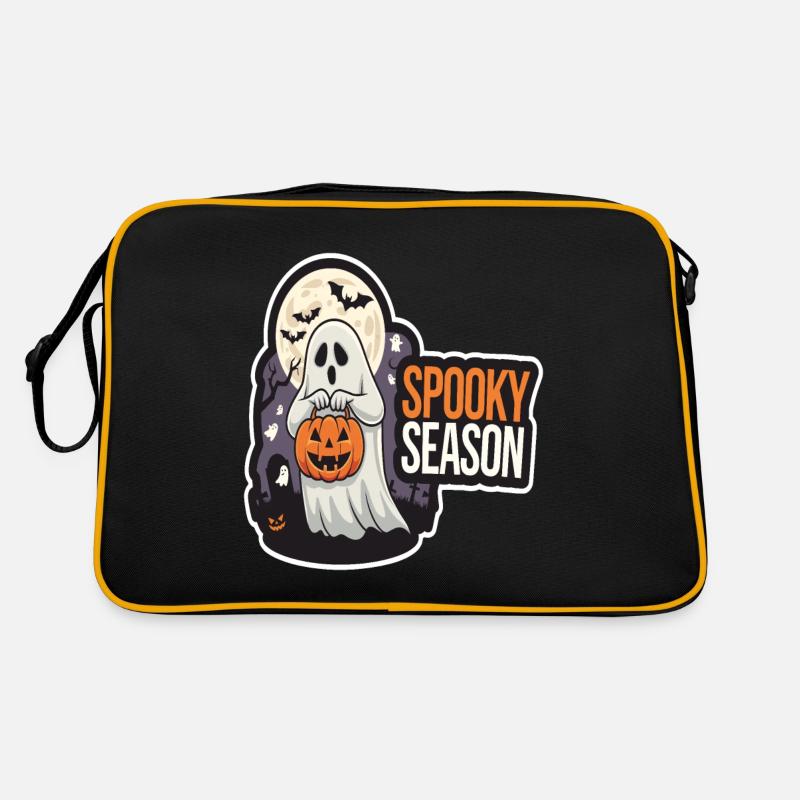 Cute Halloween Ghost Spooky Season Ghost Retro Bag