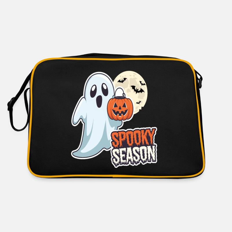 Cute Halloween Ghost Spooky Season Ghost Retro Bag