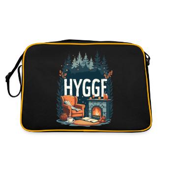 HYGGE - Sac Retro - noir/or - Dos