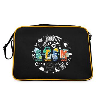 STEM Suffering Through Every Moment Technology - Retro Bag - black/gold - Back