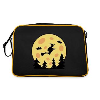 Sorcière au clair de lune - Sac Retro - noir/or - Dos