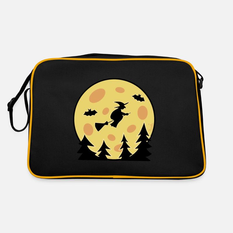 Witch in the Moonlight Retro Bag