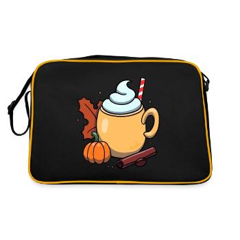 Épices de citrouille - Sac Retro - noir/or - Dos