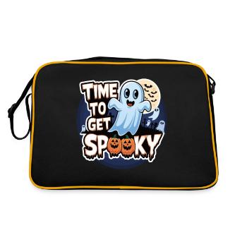 Doux Halloween Fantôme Halloween - Sac Retro - noir/or - Dos