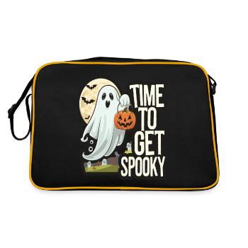 Doux Halloween Fantôme Halloween - Sac Retro - noir/or - Dos
