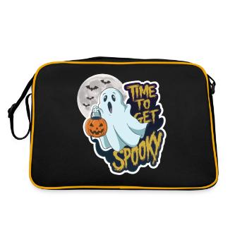 Doux Halloween Fantôme Halloween - Sac Retro - noir/or - Dos