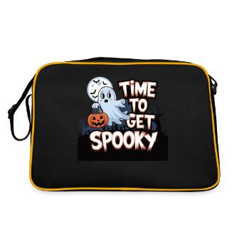 Doux Halloween Fantôme Halloween - Sac Retro - noir/or - Dos