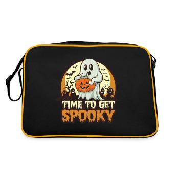 Doux Halloween Fantôme Halloween - Sac Retro - noir/or - Dos