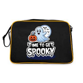 Doux Halloween Fantôme Halloween - Sac Retro - noir/or - Dos