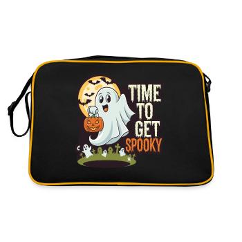 Doux Halloween Fantôme Halloween - Sac Retro - noir/or - Dos