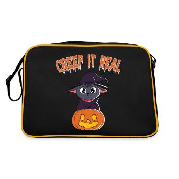 Doux Halloween Fantôme Halloween - Sac Retro - noir/or - Dos
