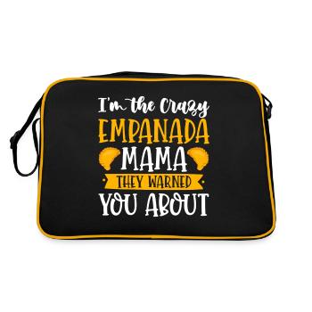 Je suis la maman folle Empanada dont ils vous avaient prévenu - Sac Retro - noir/or - Dos