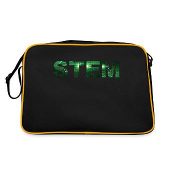 Digitale Matrix STEM Design Digital Matrix STEM - Retro Tasche - Schwarz/Gold - Hinten