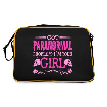 Paranormal Ghost Hunter Investigator I ́m Your Girl - Retro Bag - black/gold - Back