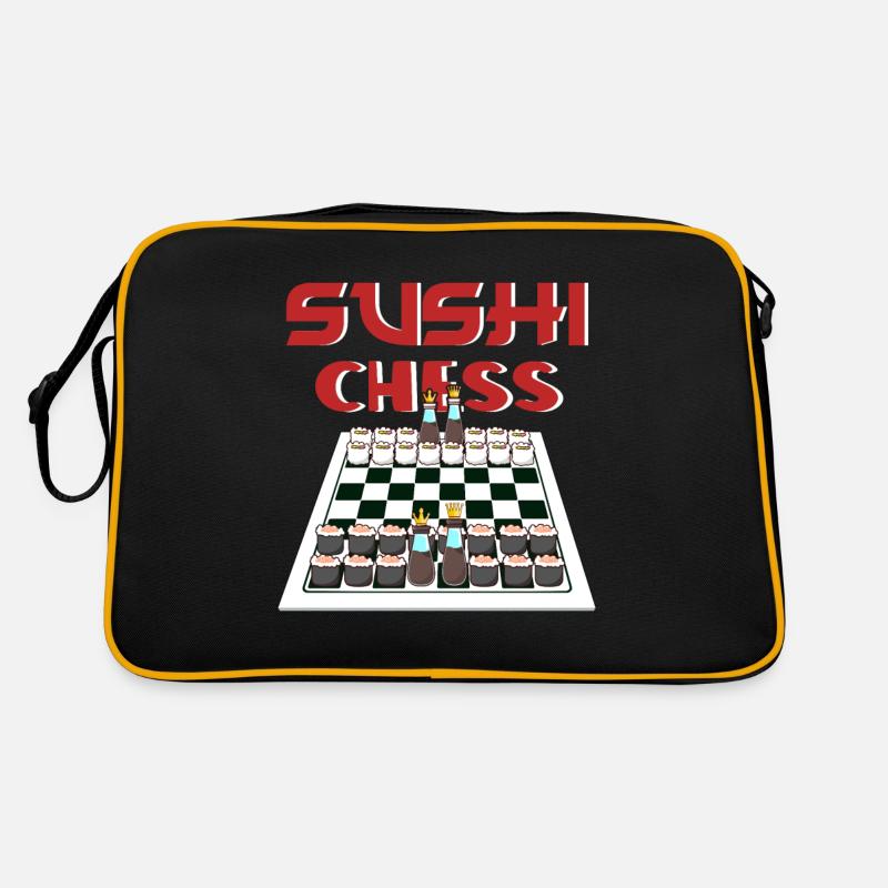 Amateur de sushis Sushi Échecs Sushi Sac Retro