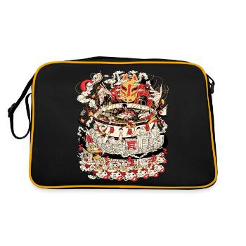 The ramen ceremony of the fox god - Retro Bag - black/gold - Back