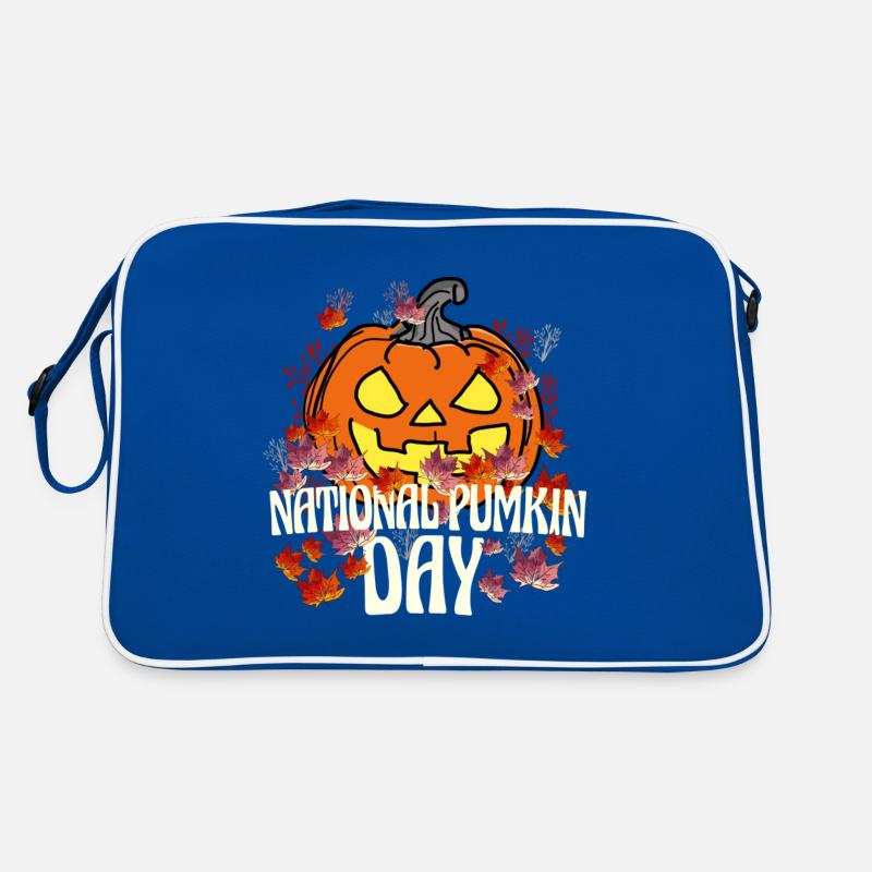 National Pumpkin Day Fall Retro Bag