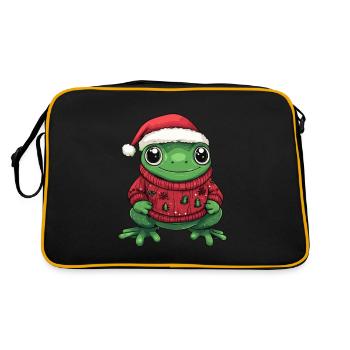 Grenouille Noël - Sac Retro - noir/or - Dos