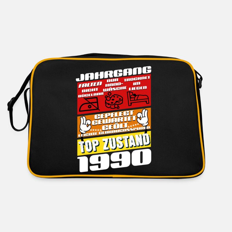 35 ans Millésime 1990 Anniversaire Sac Retro