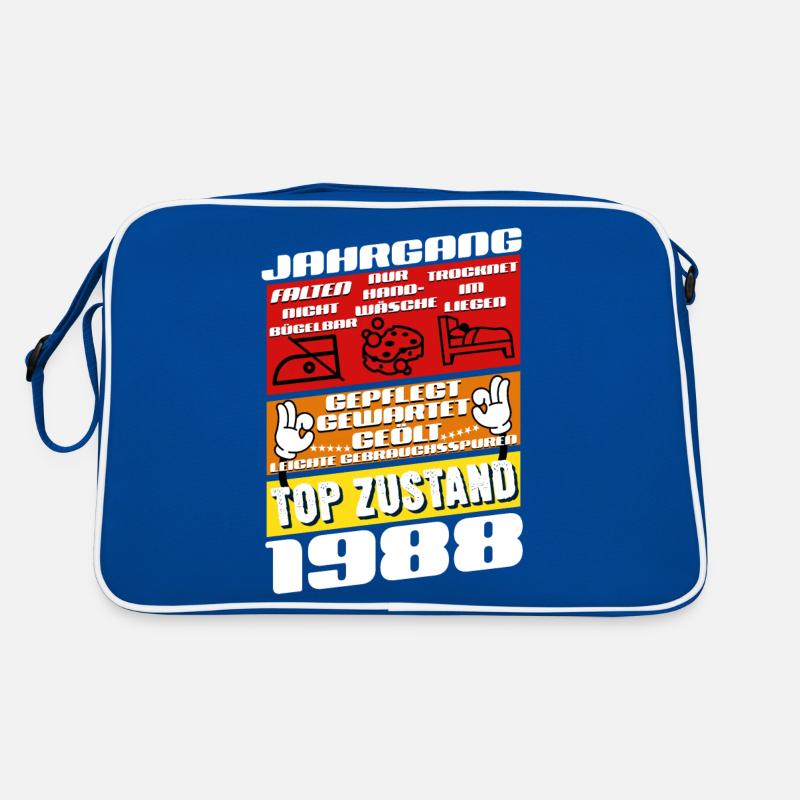 37 ans Millésime 1988 Anniversaire Sac Retro